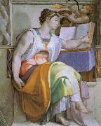 Michelangelo Buonarroti Erythraeische sibille oil